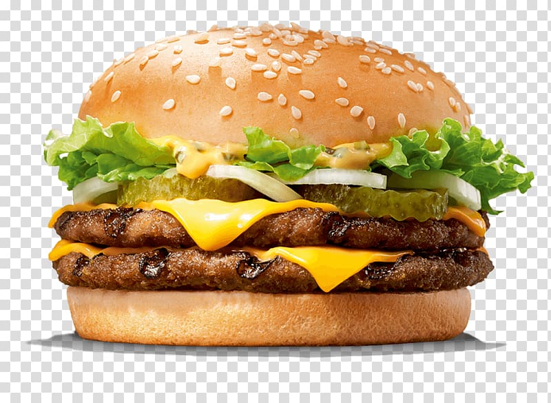 Big King Cheeseburger Hamburger BK XXL Whopper, burger king transparent background PNG clipart