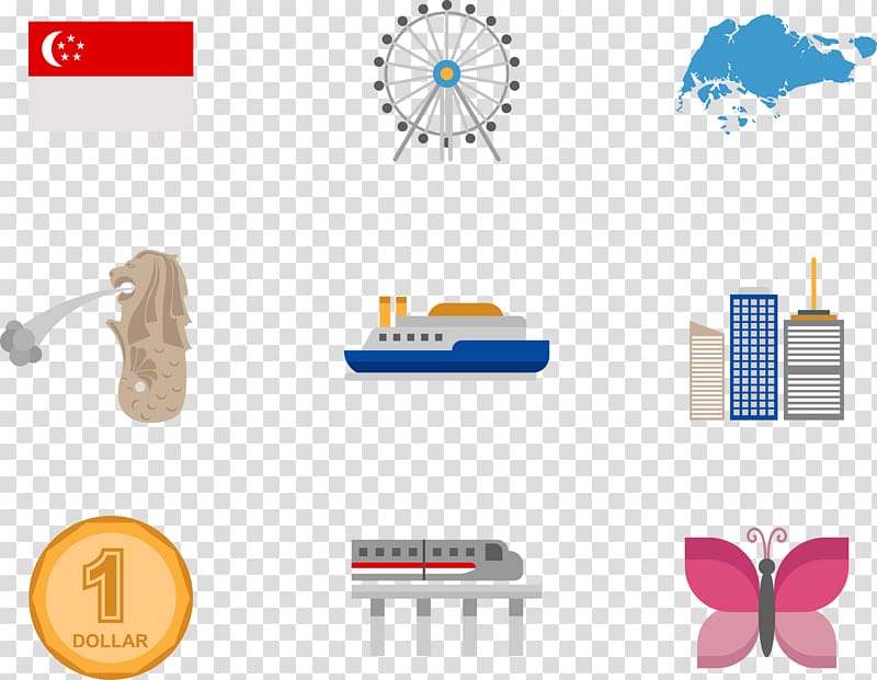 Singapore Logo Illustration, ship transparent background PNG clipart