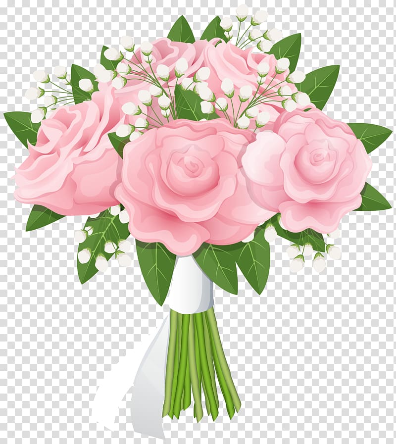 pink rose bouquet , Flower bouquet Rose Pink, Rose Bouquet Free transparent background PNG clipart