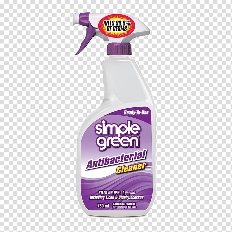 Simple Green Cleaner Cleaning agent Limescale, ANTI BACTERIAL transparent background PNG clipart