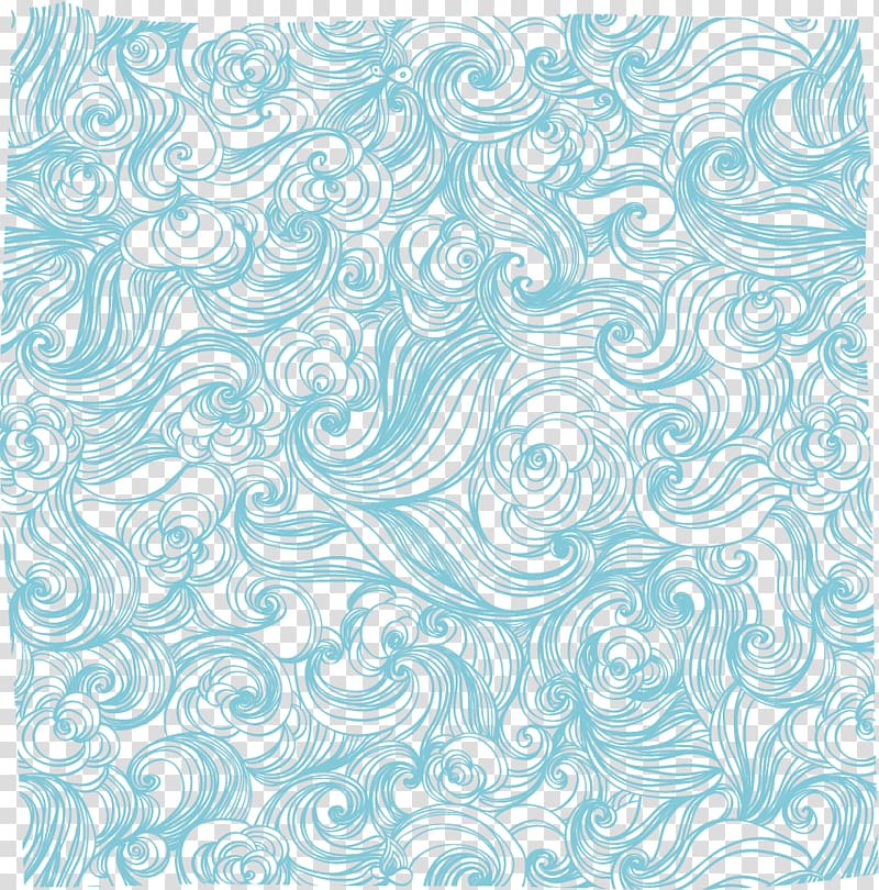 green , Euclidean Pattern, stylish curl pattern abstract waves transparent background PNG clipart