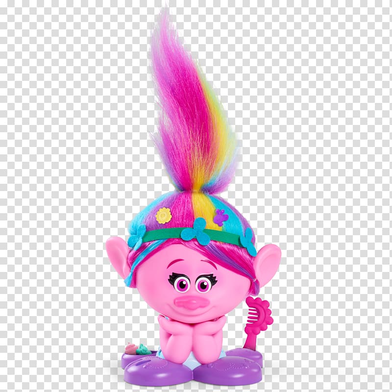 DreamWorks Trolls Poppy Styling Station Dreamworks Trolls Poppy Style Station Just Toy Hasbro Dreamworks Trolls Hug Time Poppy, Troll Doll transparent background PNG clipart