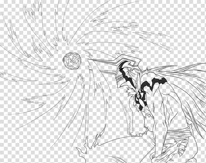 Ichigo Kurosaki Grimmjow Jaegerjaquez Coloring book Rukia Kuchiki Drawing, ichigo kurosaki transparent background PNG clipart