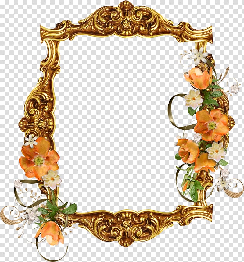 Frames Scape , yellow frame transparent background PNG clipart