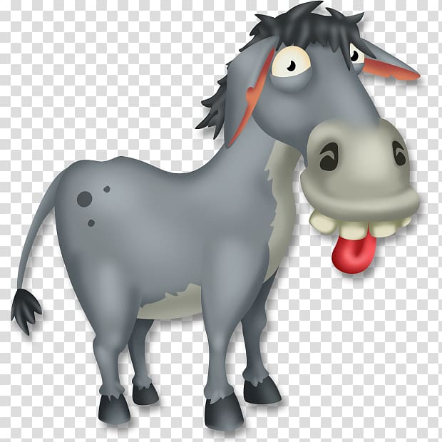 Provence Donkey Andalusian donkey Horse, horses transparent background PNG clipart