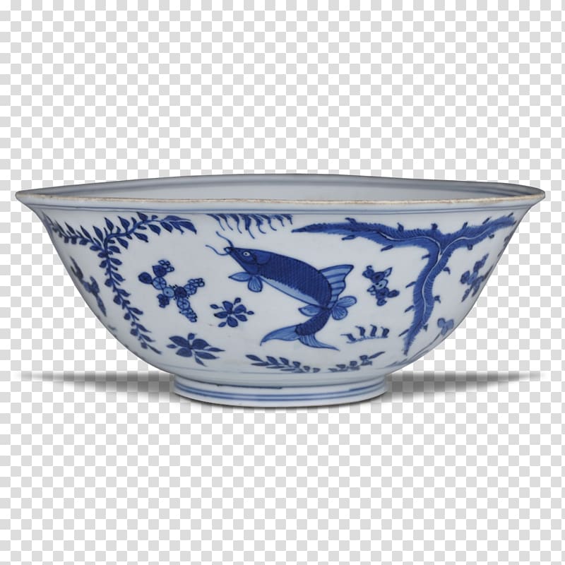 Bowl Ceramic Blue and white pottery Porcelain Tableware, dynasty ming transparent background PNG clipart