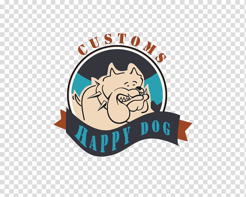 Logo Headgear Font, a playful dog transparent background PNG clipart
