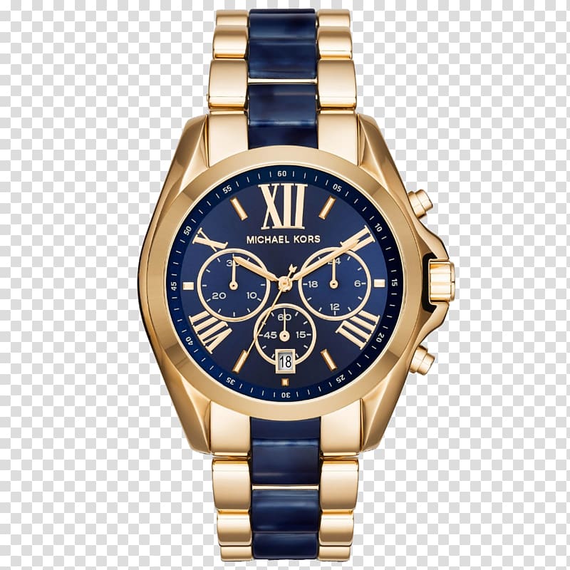 Watch Michael Kors Bradshaw Chronograph Jomashop Blue, watch transparent  background PNG clipart | HiClipart