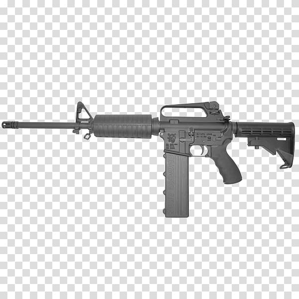 Olympic Arms M4 carbine Firearm Rifle, assault rifle transparent background PNG clipart