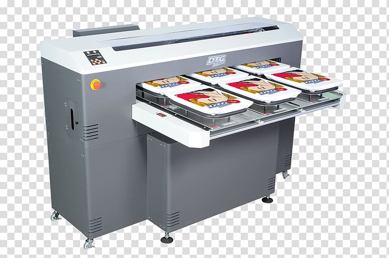 Direct to garment printing Printing press Industry Flatbed digital printer, printer transparent background PNG clipart