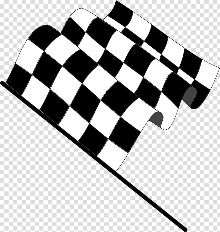 Racing flags Drapeau à damier , Go Kart transparent background PNG clipart