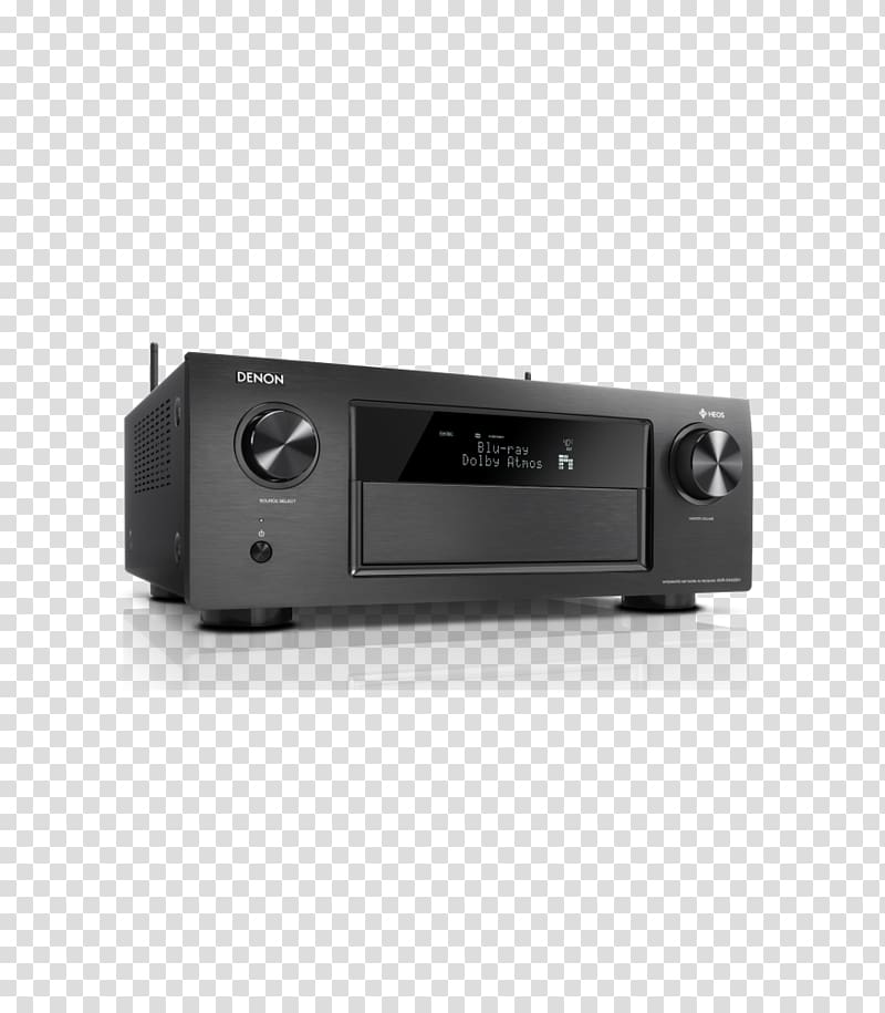 AV receiver Denon Home Theater Systems Audio Dolby Atmos, others transparent background PNG clipart