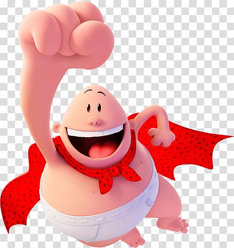 Captain Underpants illustration, Captain Underpants Flying transparent background PNG clipart