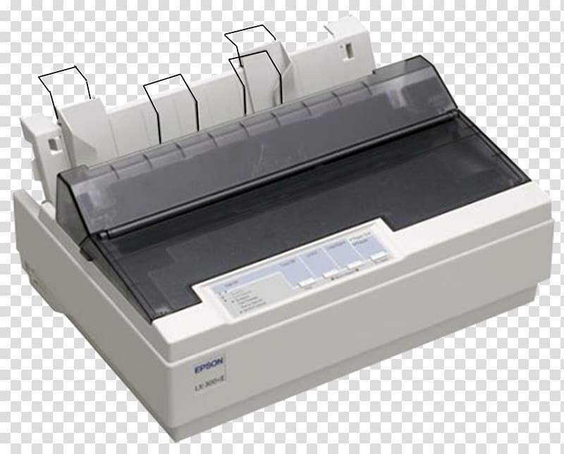 Paper Dot matrix printing Dot matrix printer, printer transparent background PNG clipart