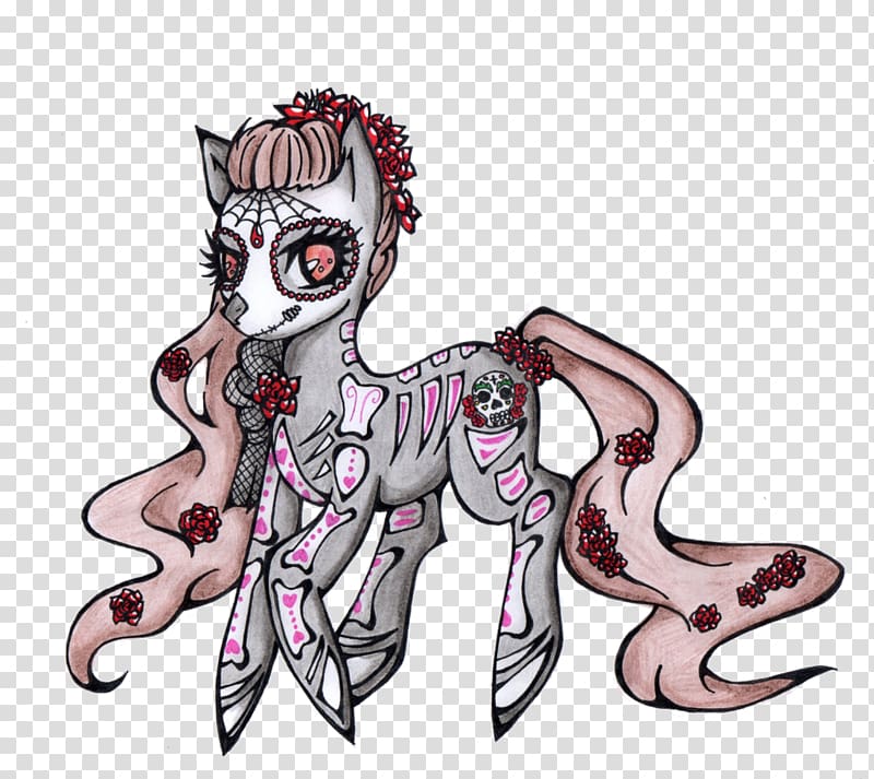 Horse Demon Pink M Cartoon, horse transparent background PNG clipart