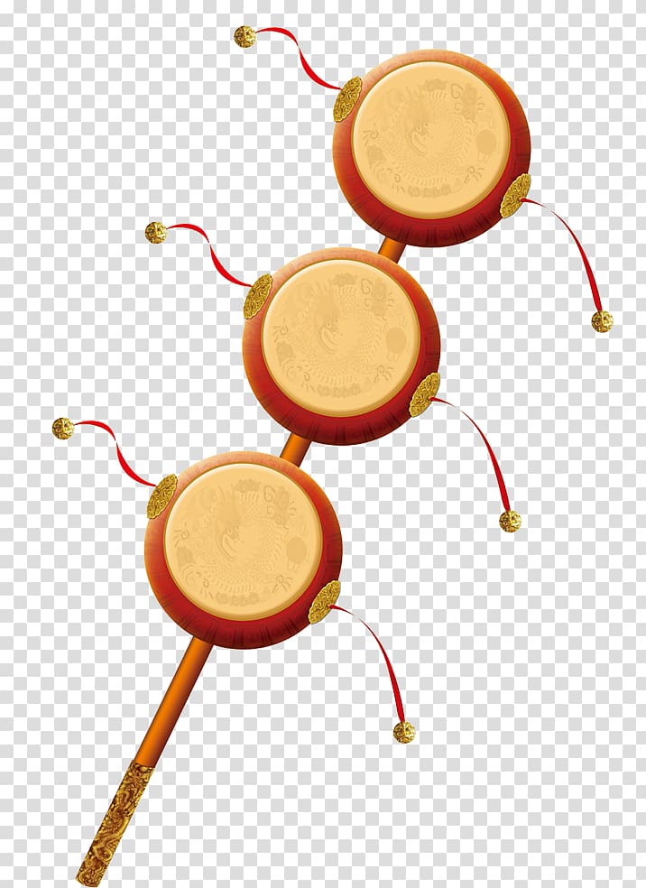 Pellet drum Traditional Japanese musical instruments Percussion, Percussion transparent background PNG clipart