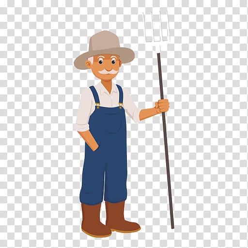 Farmer transparent background PNG clipart