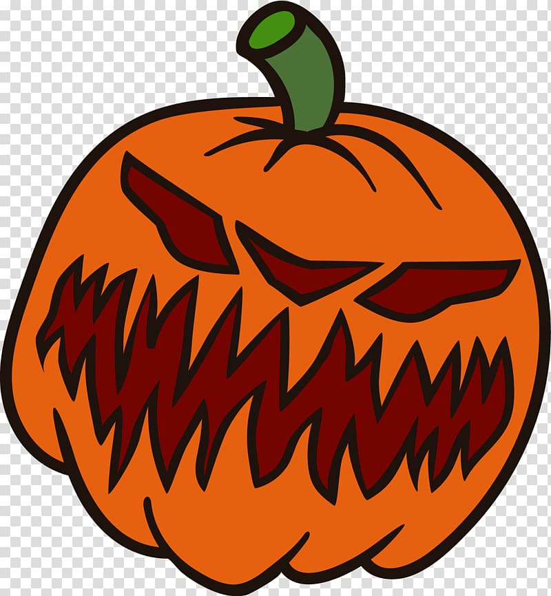Jack-o-lantern Calabaza Pumpkin Halloween , Halloween Horror pumpkin head transparent background PNG clipart