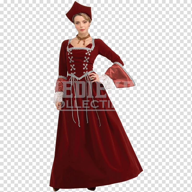 Renaissance Costume Dress Clothing Gown, dress transparent background PNG clipart