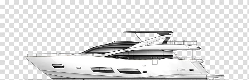 Motor Boats Luxury yacht Sunseeker, ships and yacht transparent background PNG clipart
