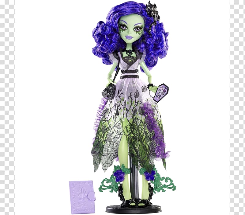 Monster High Amanita Nightshade Doll Toy Monster High Draculaura Doll, doll transparent background PNG clipart