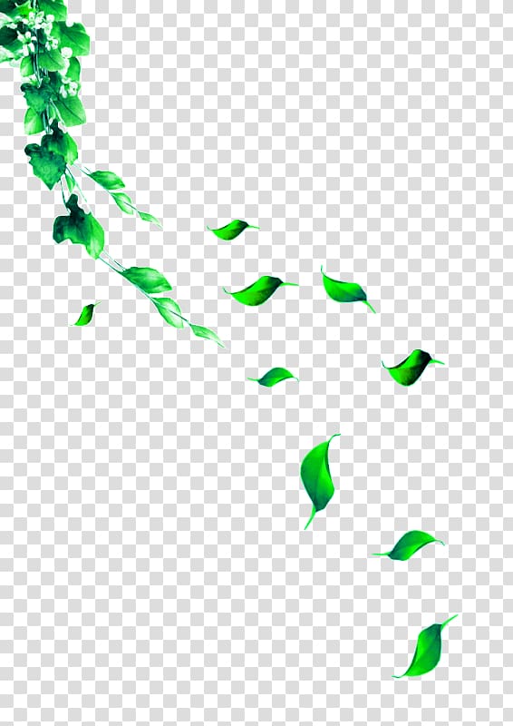 Adobe Illustrator Green And Fresh Leaves Floating Material Transparent Background Png Clipart Hiclipart