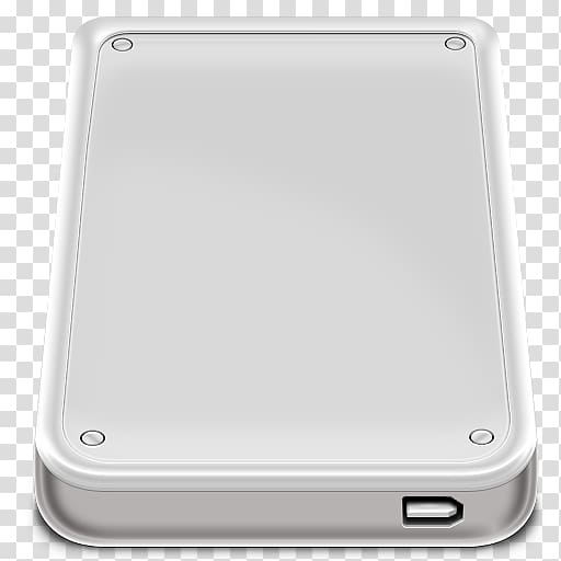 gray power bank, hardware technology electronics, Hard Disk Firewire transparent background PNG clipart