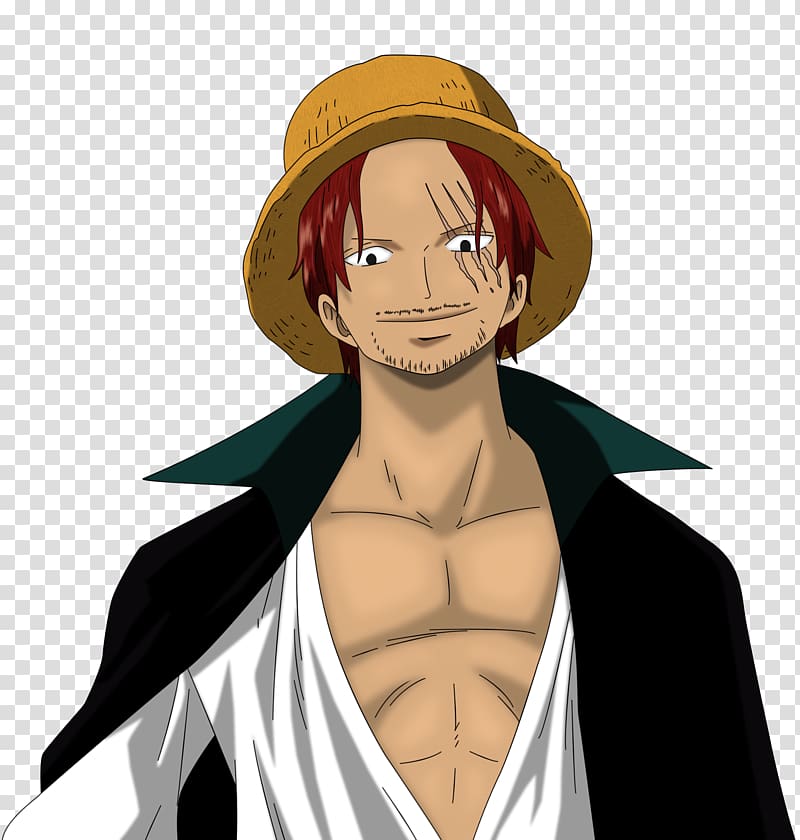 Shanks Monkey D. Luffy One Piece (JP) Gol D. Roger Usopp, pieces of red transparent background PNG clipart
