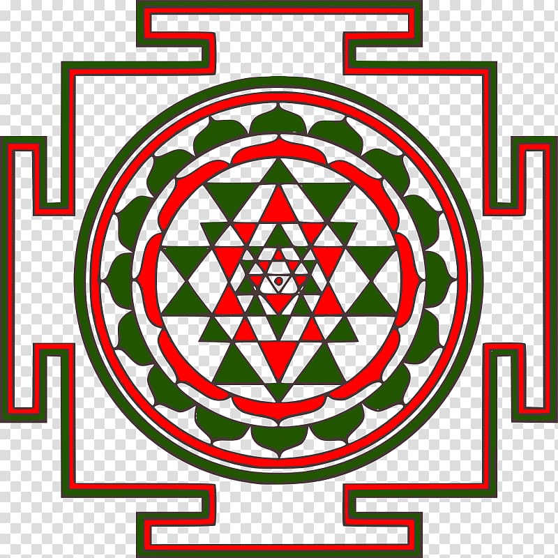 Lakshmi Sri Yantra Mandala, Lakshmi transparent background PNG clipart