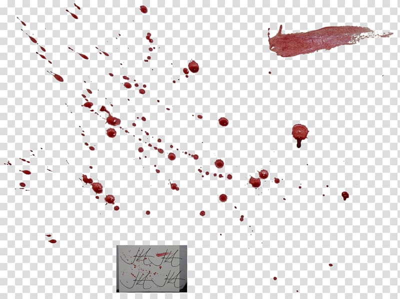 Red ink blot, Bloodstain pattern analysis , Blood stains transparent  background PNG clipart