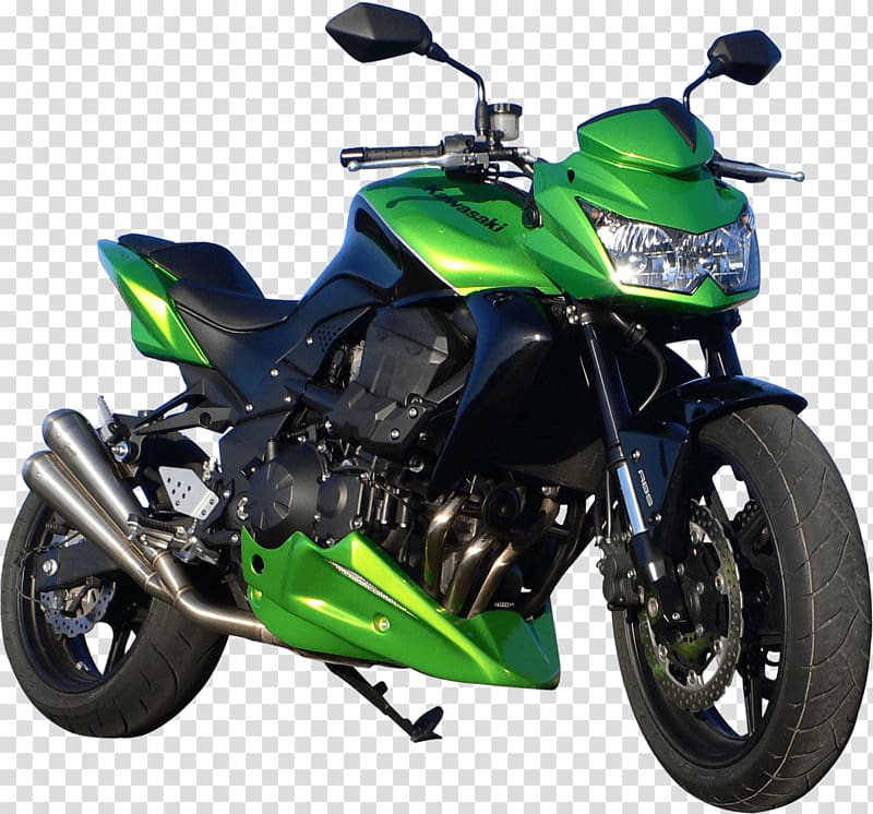 Moto Z Motorcycle Kawasaki Z750, Green Moto Motorcycle transparent background PNG clipart