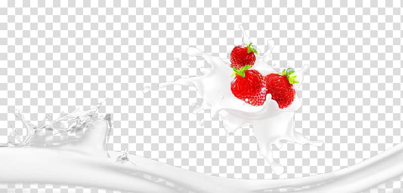 Strawberry Milk Splash , Strawberry milk transparent background PNG clipart