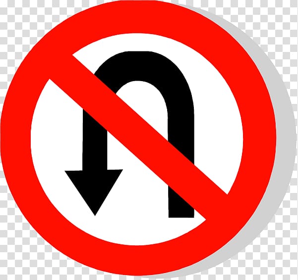 U-turn Traffic sign, No Uturn Syndrome transparent background PNG clipart