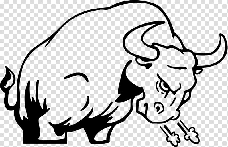 Cattle Charging Bull Drawing , bull transparent background PNG clipart
