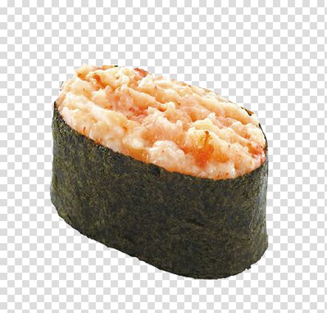 Sushi California roll Smoked salmon Philadelphia roll Kabayaki, Nori Sushi transparent background PNG clipart