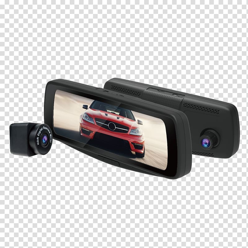 Car Rear-view mirror Papago Dashcam, car transparent background PNG clipart