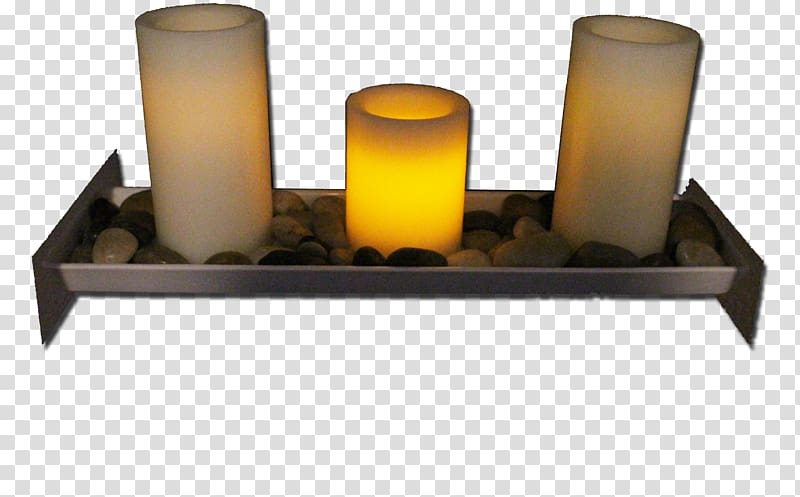 Flameless candles, massage therapy transparent background PNG clipart