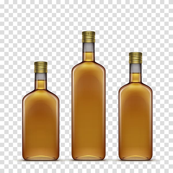 Whiskey Rum Cocktail Distilled beverage Champagne, Blank bottle packaging transparent background PNG clipart