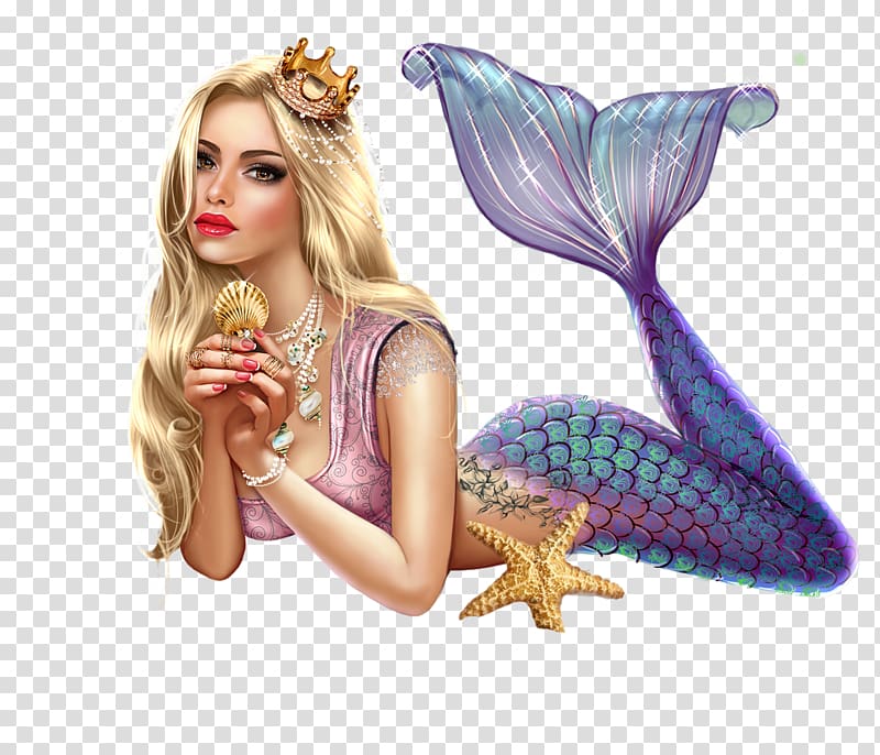 Mermaid transparent background PNG clipart