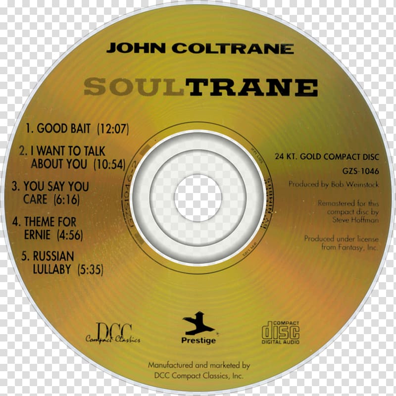 Compact disc Soultrane Phonograph record LP record, coltrane transparent background PNG clipart