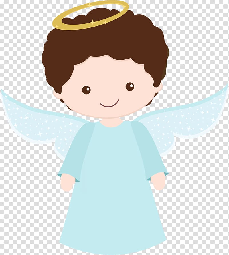 boy angel , Guardian angel Baptism Godparent Nativity of Jesus, shading transparent background PNG clipart