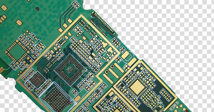Microcontroller Electrical network Electronics Printed circuit board Electronic circuit, circuit board transparent background PNG clipart