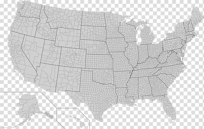 Contiguous United States FIPS county code Map U.S. state, Jewish Holidays transparent background PNG clipart