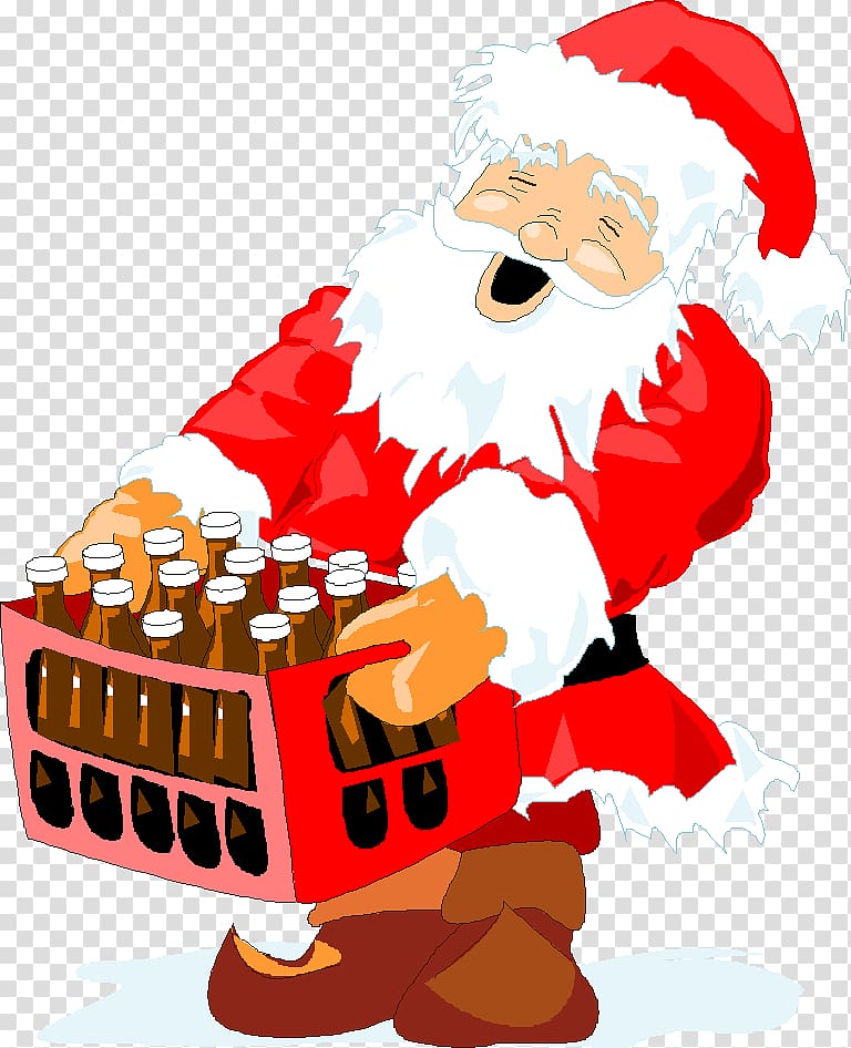 Santa Claus Beer Christmas Wine , claus transparent background PNG clipart