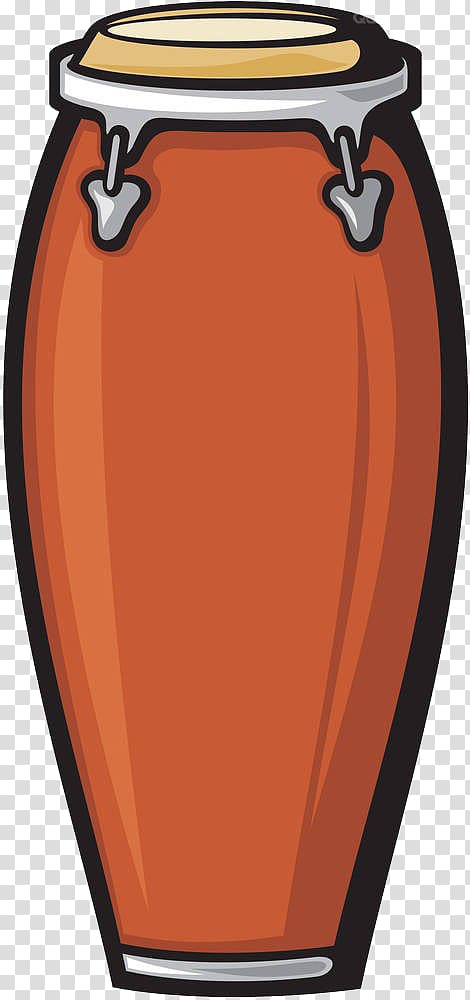 Conga Bongo drum Djembe, Hand-painted drums transparent background PNG clipart