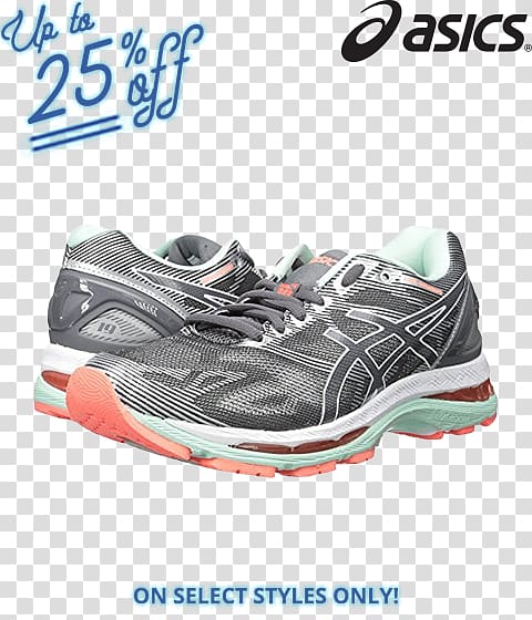Asics Women\'s Gel-Nimbus 19 Running Shoe Sports shoes Asics Women\'s Gel Nimbus 18 Running Shoe, Nike Tennis Shoes for Women Zappos transparent background PNG clipart