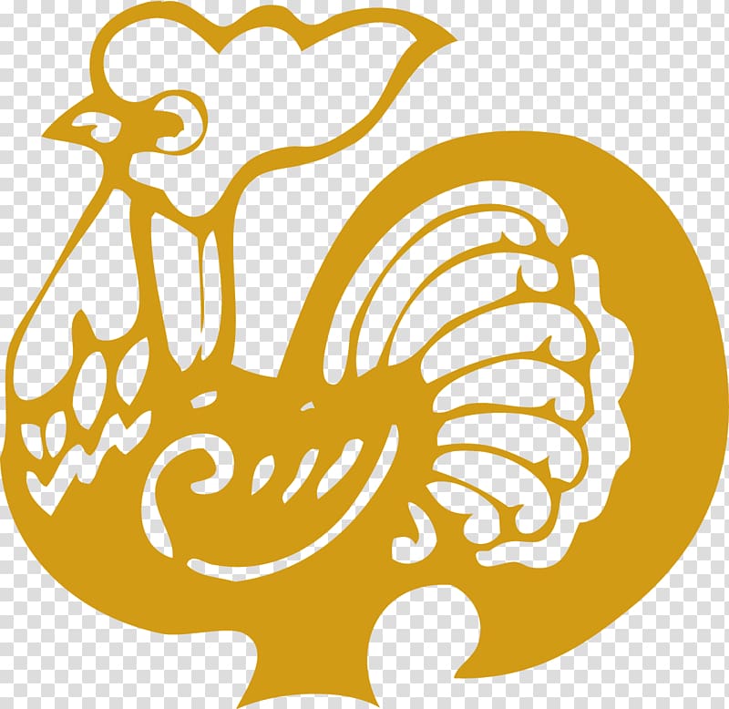 Chinese zodiac Rooster Chinese New Year Rat Chinese calendar, cock transparent background PNG clipart