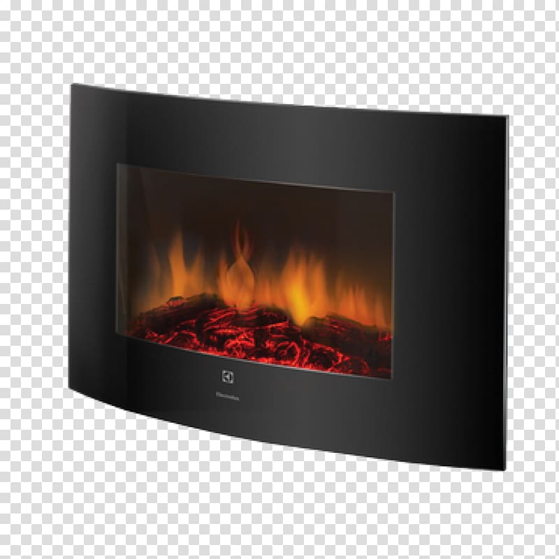 Electric fireplace Electrolux Electricity Central heating, I flame transparent background PNG clipart