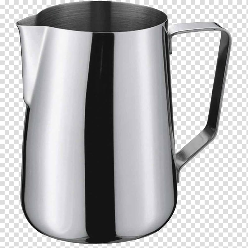 Cappuccino Coffee Milk Moka pot Pitcher, Coffee transparent background PNG clipart