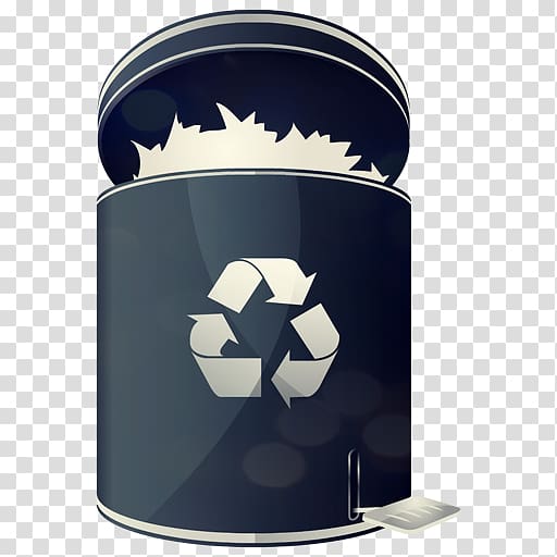 Recycling bin ICO Icon, trash can transparent background PNG clipart